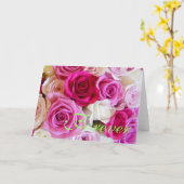 Forever trouwbriefkaarten kaart (Gele Bloem)