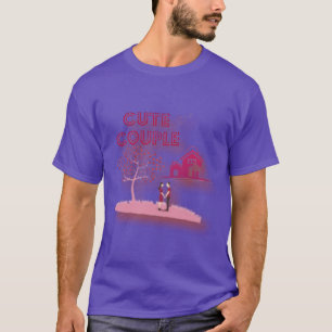 Forever Us: Paar Liefde Moment Design" T-shirt
