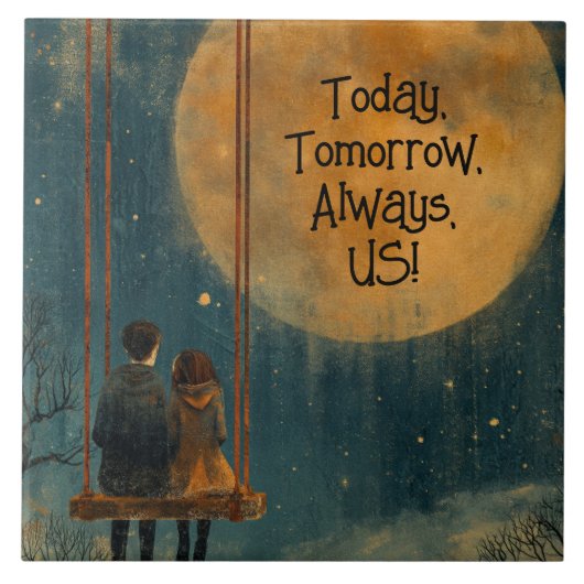 FOREVER US TILE TEGELTJE (Voorkant)
