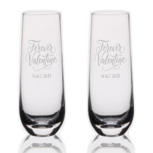 Forever Valentine Romantic Custom Name Date Script