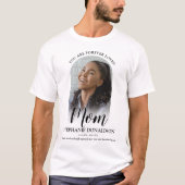Forever van mam gehouden | Foto Memorial T-Shirt (Voorkant)