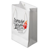 Forever Votre Nom Personnalisé Valentine | Sac Cad (Devant Angle)