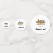 Forever Wild Birthday Table Confetti (Derrière)