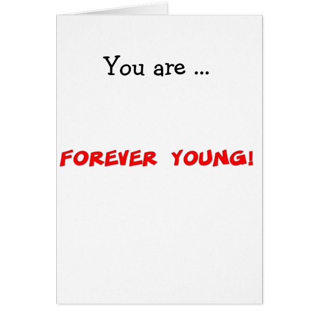 Forever Young (Voorkant)