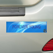 Forever Young Bumpersticker (Op auto)