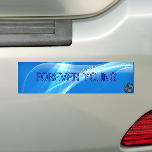 Forever Young Bumpersticker (Op auto)