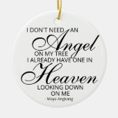 Forever Young Memorial Ornament (Voorkant)