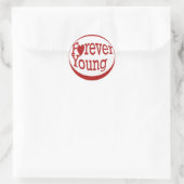 Forever Young Ronde Sticker (Tas)