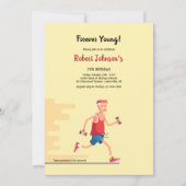 Forever Young Senior Citizen Invitation d'annivers (Devant)
