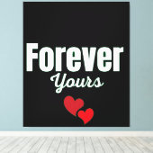 Forever Yours Canvas Afdruk (Insitu (Houten vloer))
