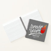Forever Yours Custom Name Valentijn | Notitieboek (Binnen)