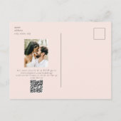 Forever Yours Photo Mariage Carte postale Enregist (Dos)