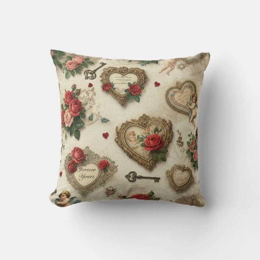 "Forever Yours" Sierkussen (Voorkant)