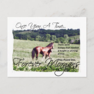 ForeverMorgan Fairytale Morgan Mare en Foal Briefkaart