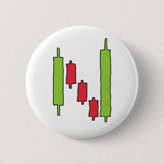 Forex FX-handel Ronde Button 5,7 Cm (Voorkant)