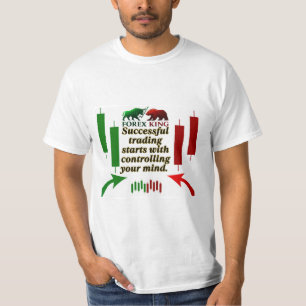 Forex King Trading Motivation t sh- Bull en Beer T-shirt