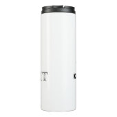Forex Knowledge is Winst Thermal Tumbler. Thermosbeker (Achterkant)