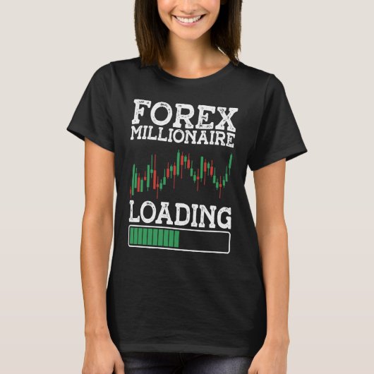 Forex Millionaire Loading BACKPRINT Forex T-shirt (Voorkant)