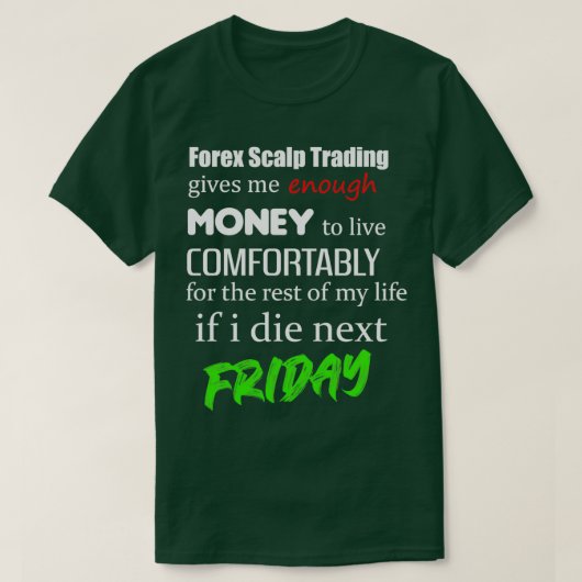 Forex Scalp Trading Funny design T-shirt (Design voorkant)