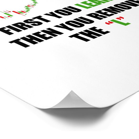Forex Trader Mindset Print Poster Paper (Matte) (Hoek)