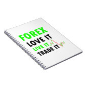 Forex Trader Spiral Photo Notitieboek (Rechterzijde)