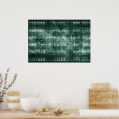 Forex Trading Online en met US Dollar Graph Poster (Keuken)