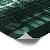 Forex Trading Online en met US Dollar Graph Poster (Hoek)