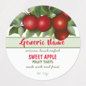Forfait Apple Fruit Canning Étiquettes (Design 2)