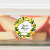 Forfait Citron Citrus Fruit Étiquette (Apposé)