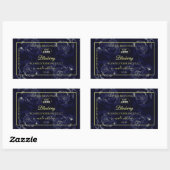 Forfait Floral Étiquette bleu foncé Rose Logo (Feuille)