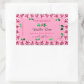 Forfait Floral Pink Étiquette Flower Roses (Sac)