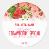 Forfait Fruit fraise Étiquette (Devant)