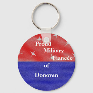 Forfaitaire militaire verloofde van ______________ sleutelhanger