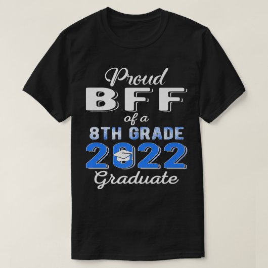 Forfaitaire school van de 2022 8e graad Afstuderen T-shirt (Design voorkant)
