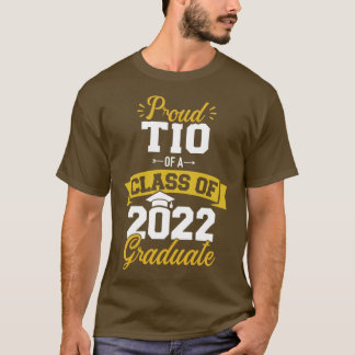 Forfaitaire tio van een klasse van 2022 afstuderen t-shirt
