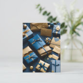 forfaits noël carte postale (Debout devant)