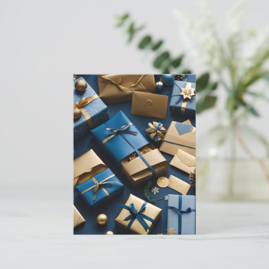 forfaits noël carte postale (Debout devant)