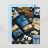 forfaits noël carte postale (Devant / Derrière)