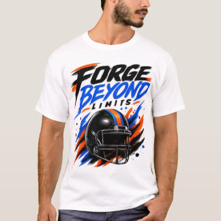 Forge Beyond Limits Voetbalhelm Ontwerp | Motiv T-shirt