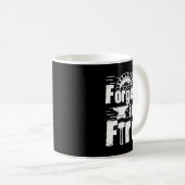 Forged In Fire Forge Metalsmith Blacksmithing Blac Koffiemok (Voorkant rechts)