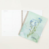 Forget me not Custom Watercolor Garden Flower (Devant avec enveloppe)
