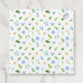 Forget-Me-Not Daisies Vrijgezellenfeest Bedankt Bedankjes Labels (Achterkant)