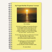 Forget-Me-Not Journal Notitieboek (Voorkant)