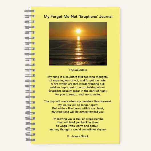 Forget-Me-Not Journal Notitieboek (Voorkant)