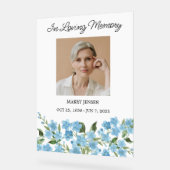 Forget me not Memorial Photo Funeral (Angle)
