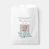 Forget me not Seed Packet Memorial Funeral Bedankzakje (Voorkant)