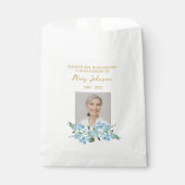 Forget me not Seed Packet Memorial Funeral Bedankzakje (Voorkant)