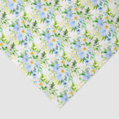 Forget-Me-Nots and Daisies Floral Tissuepapier (Detail)