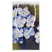 FORGET-ME-NOTS FLOWER GIFT BAG KLEIN CADEAUZAKJE (Achterkant)