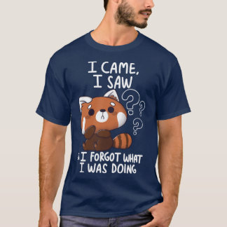 Forgetful Red Panda family T-shirt